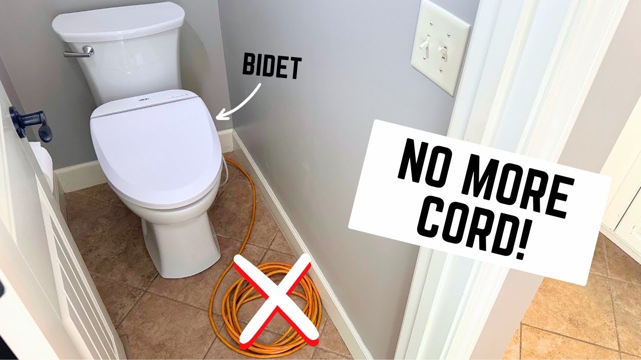 How To Easily Install An Outlet for a Bidet Behind the Toilet