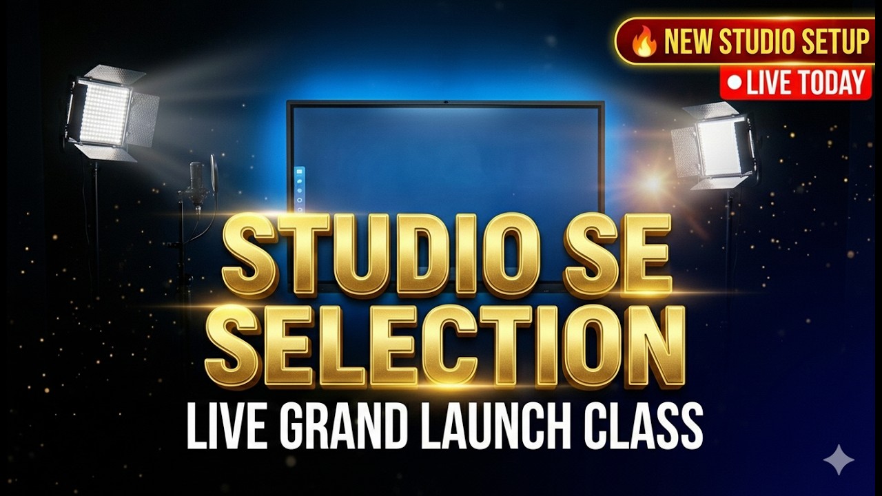 “Mission Selection 2026 – Studio Launch Class”