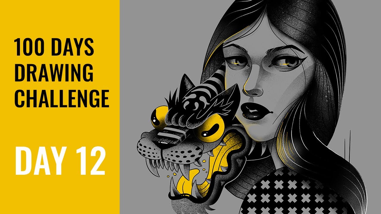 100 days drawing challenge ep.1