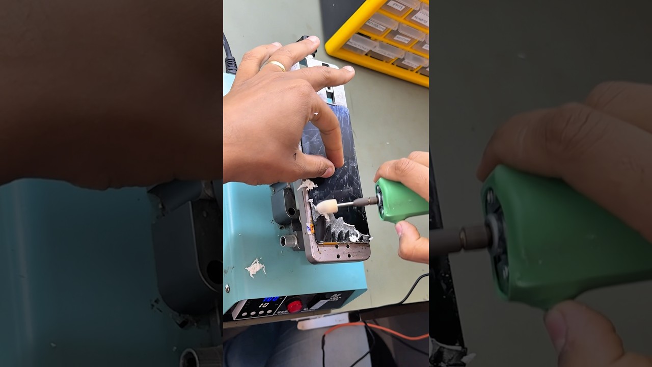 Processo de recupera&ccedil;&atilde;o da tela troca do vidro s20fe mantendo a tela original #trocadevidro  #s20fe