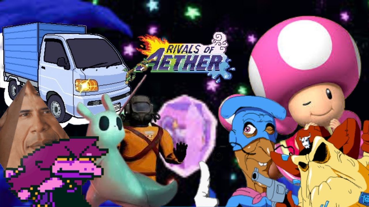 Rivals of Aether with a Health Bar
