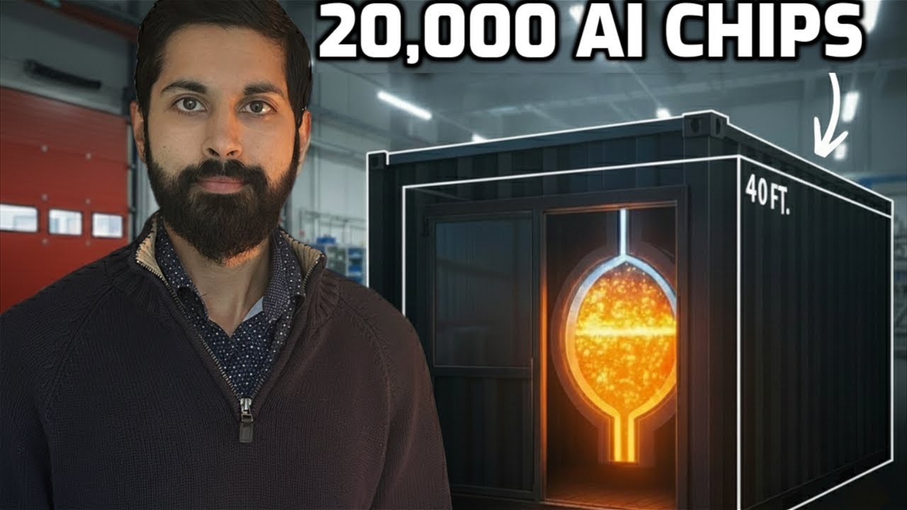 Этот грузовой контейнер питает 20 000 чипов искусственного интеллекта