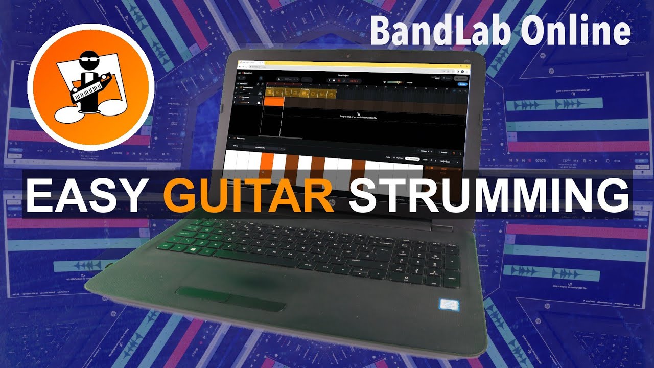 Easy Midi Guitar Strumming in Bandlab