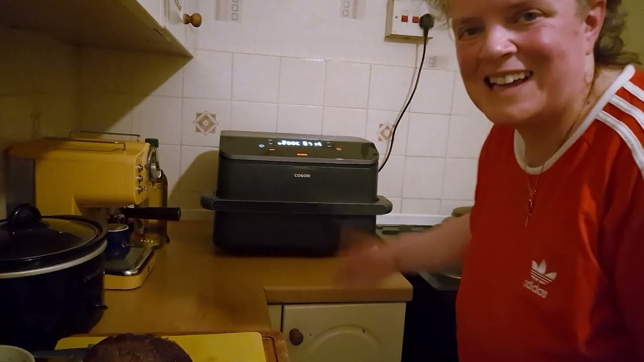 Roast beef dinner cooked in the COSORI TwinFry Air Fryer