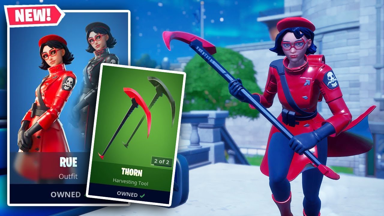НОВЫЙ скин РУТЫ + игровой процесс с киркой THORN в Fortnite!