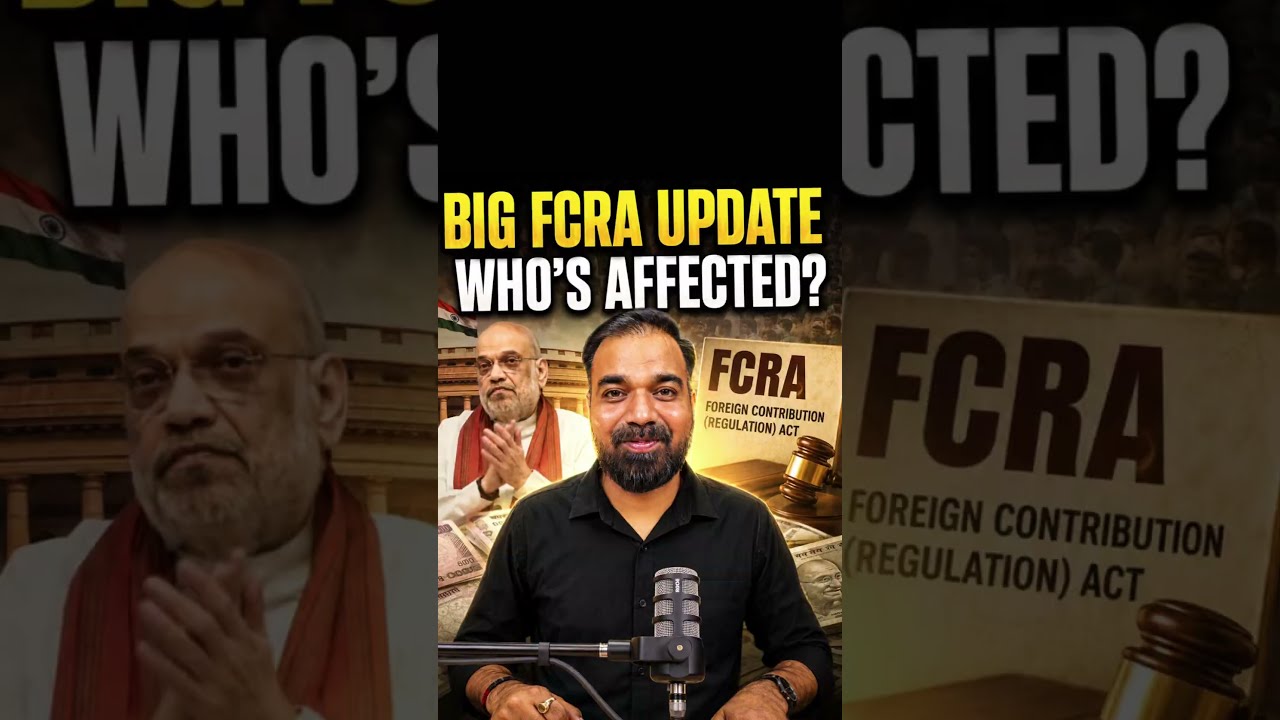 Why India Is Tightening Its Grip on Foreign Funding #fcra #india #shorts