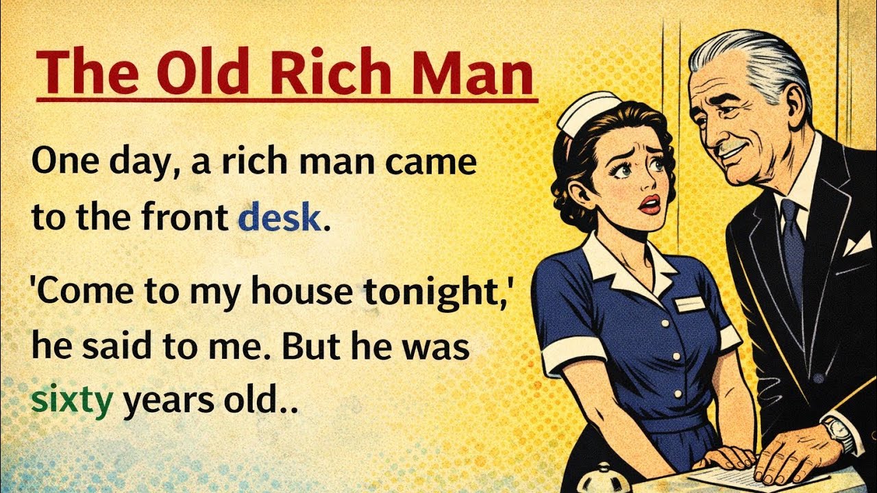 Learn English through Stories Level 3 ⭐ The Old Rich Man - Emotional English Story for Listening