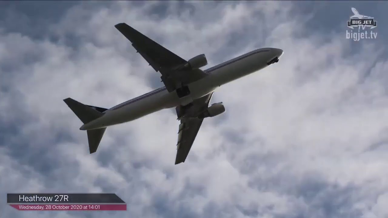 CargoJet Go-Around at Heathrow Airport