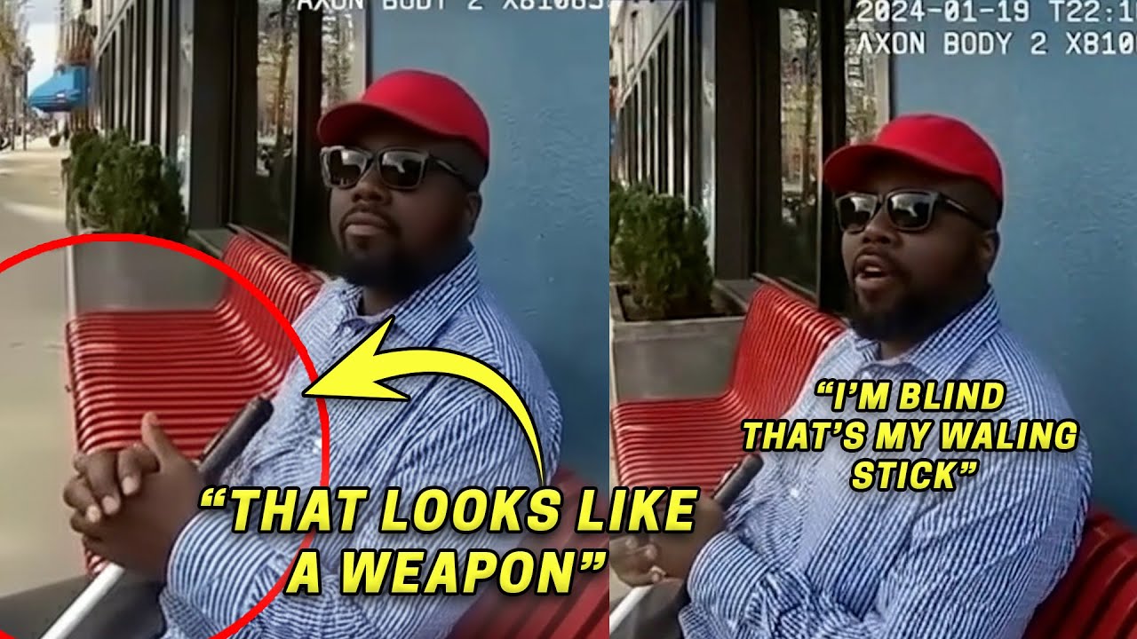 Racist Cop Demands Blind Man Surrender His White Cane – Loses Career and Costs City $1M