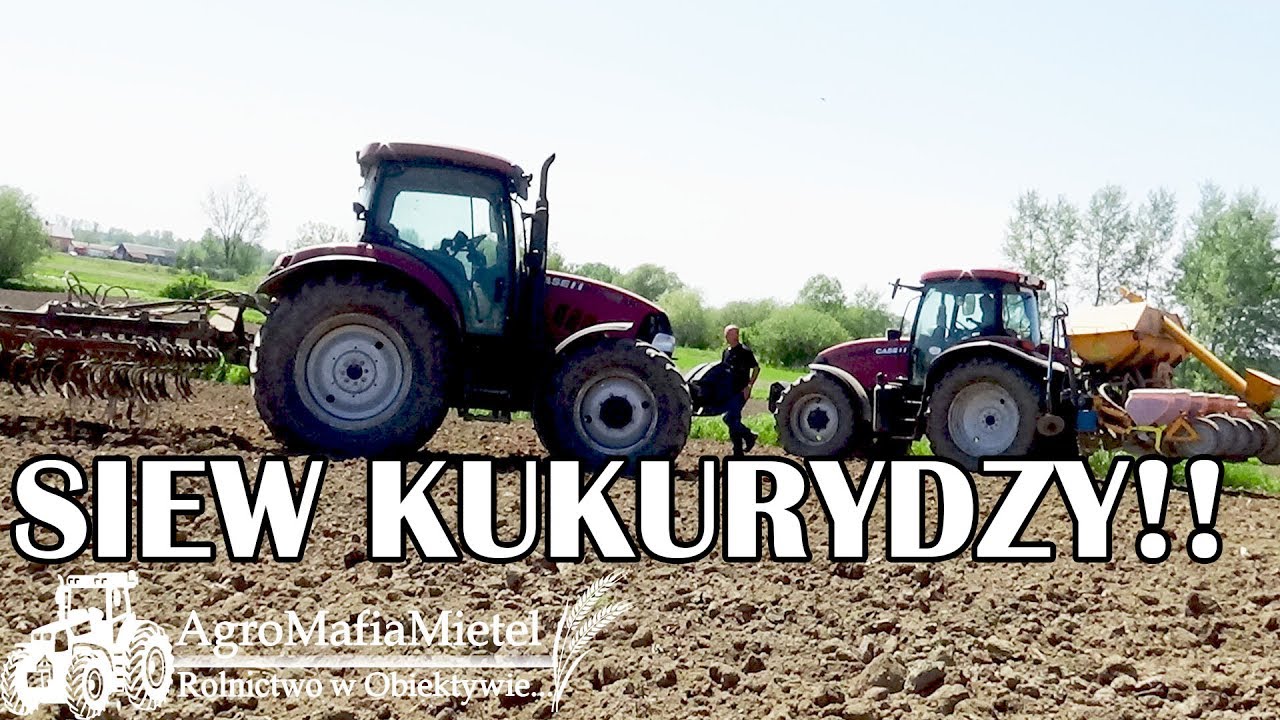 Majowe Manewry Czyli Siew Kukurydzy 2017 ☆ CASE MAXXUM 125//KLEINE㋡ AgroMafiaMietel