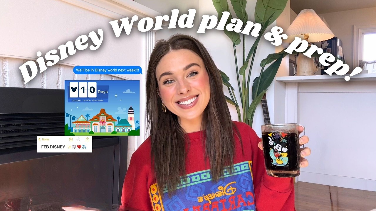 DISNEY WORLD PLAN & PREP ✨ Full week Itinerary, Resort Reveal, Dining Reservations, How I Plan