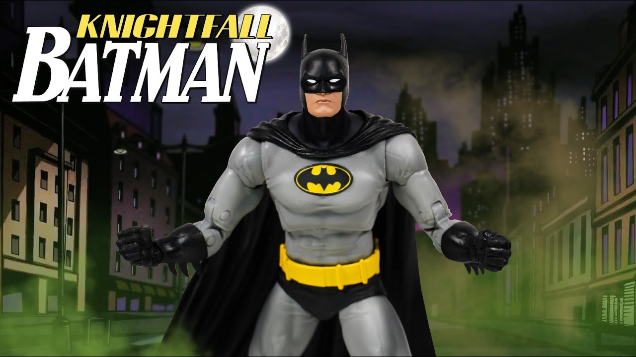 McFarlane Toys DC Multiverse Knightfall Batman Black and Grey Variant