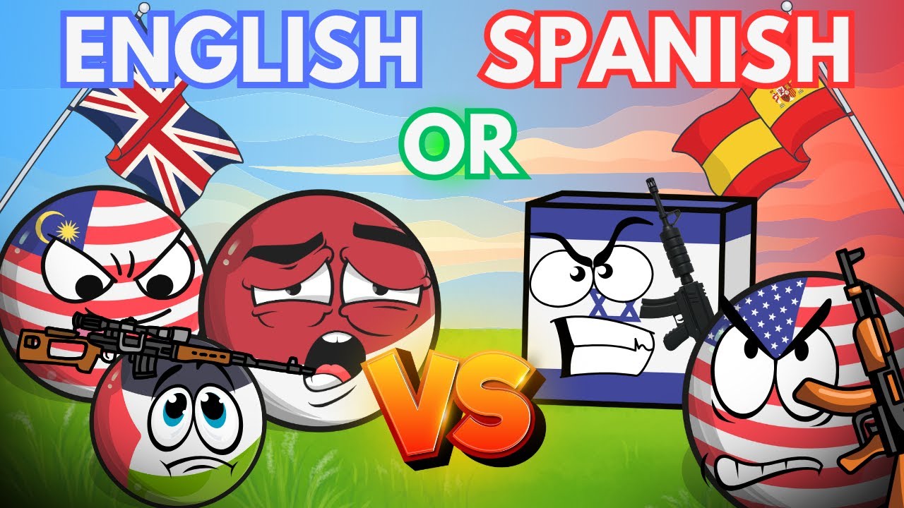 English or Spanish! Palestina or Isriwil Yang Bergerak Jadi APA? - CountryBalls