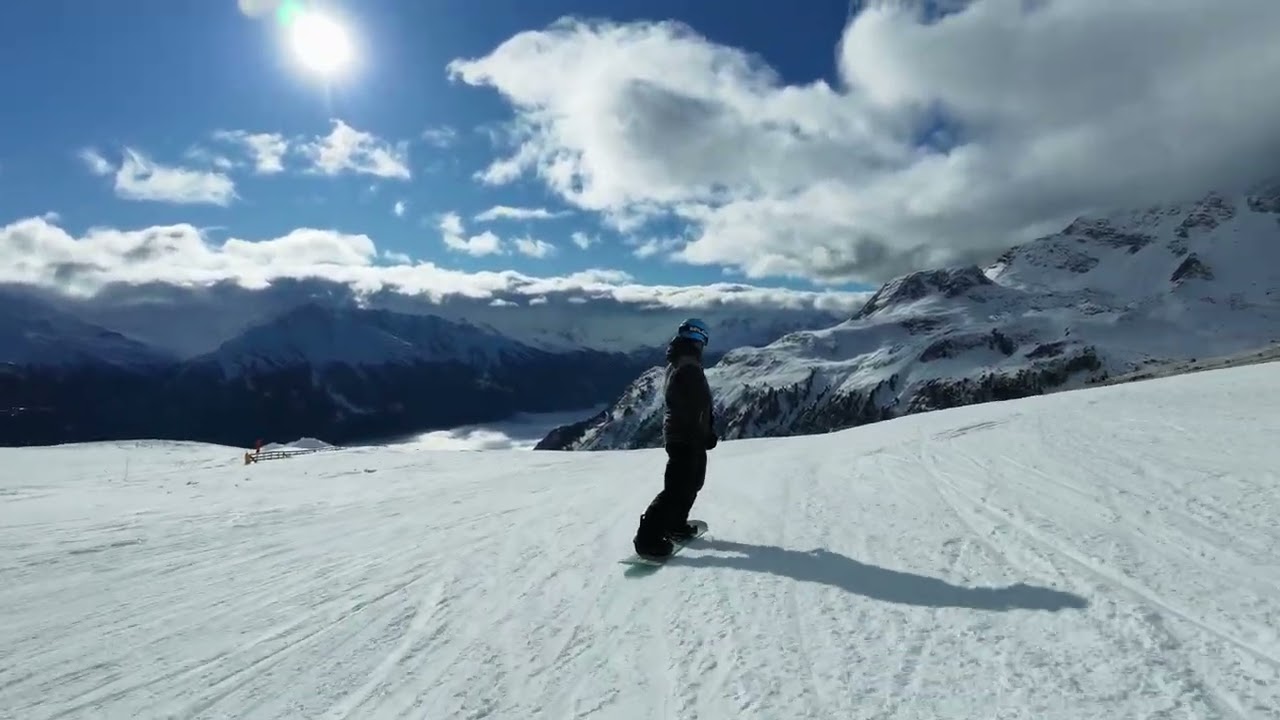Snowboarding with DJI Neo2