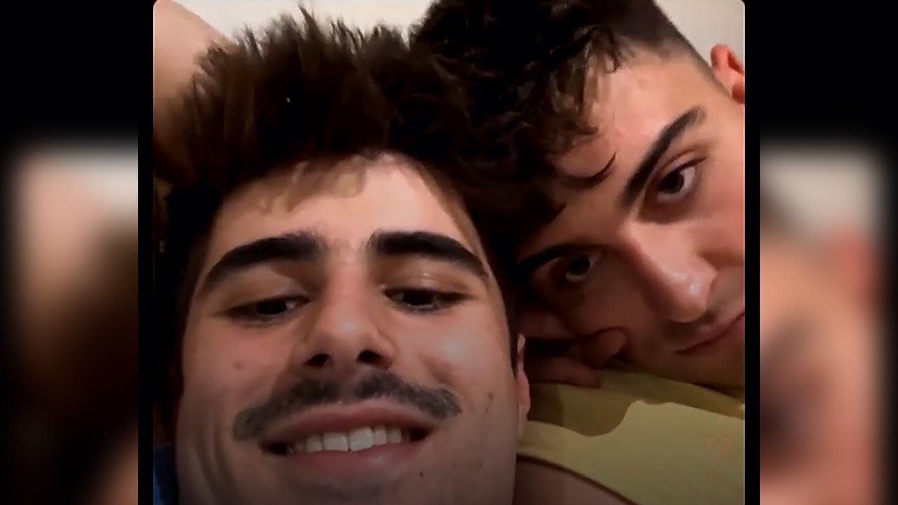 Martin y Juanjo directo de instagram 8 de Julio con Violeta y Chiara