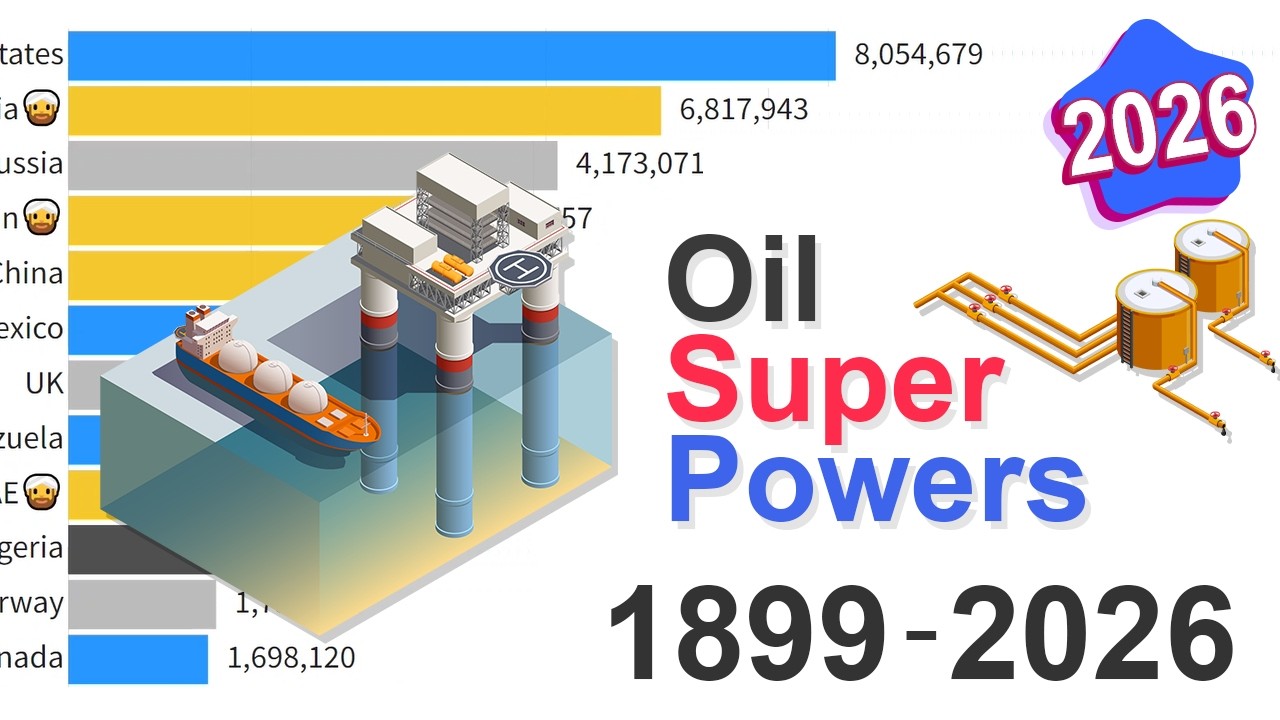 Global Oil Leaders: Data from 1899 to 2026