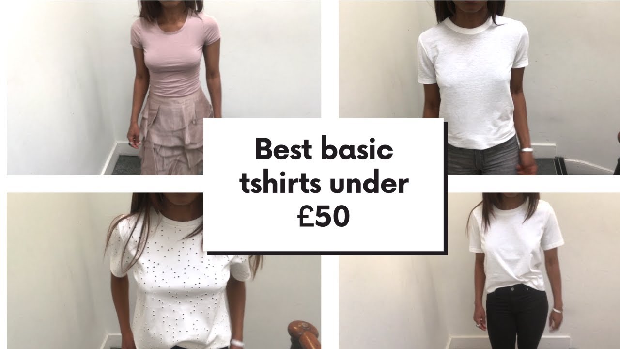 Best basic T-shirts under £50 / How to Style Cos, Jigsaw, Arket, Gap, Ninety Percent | Anesu Sagonda