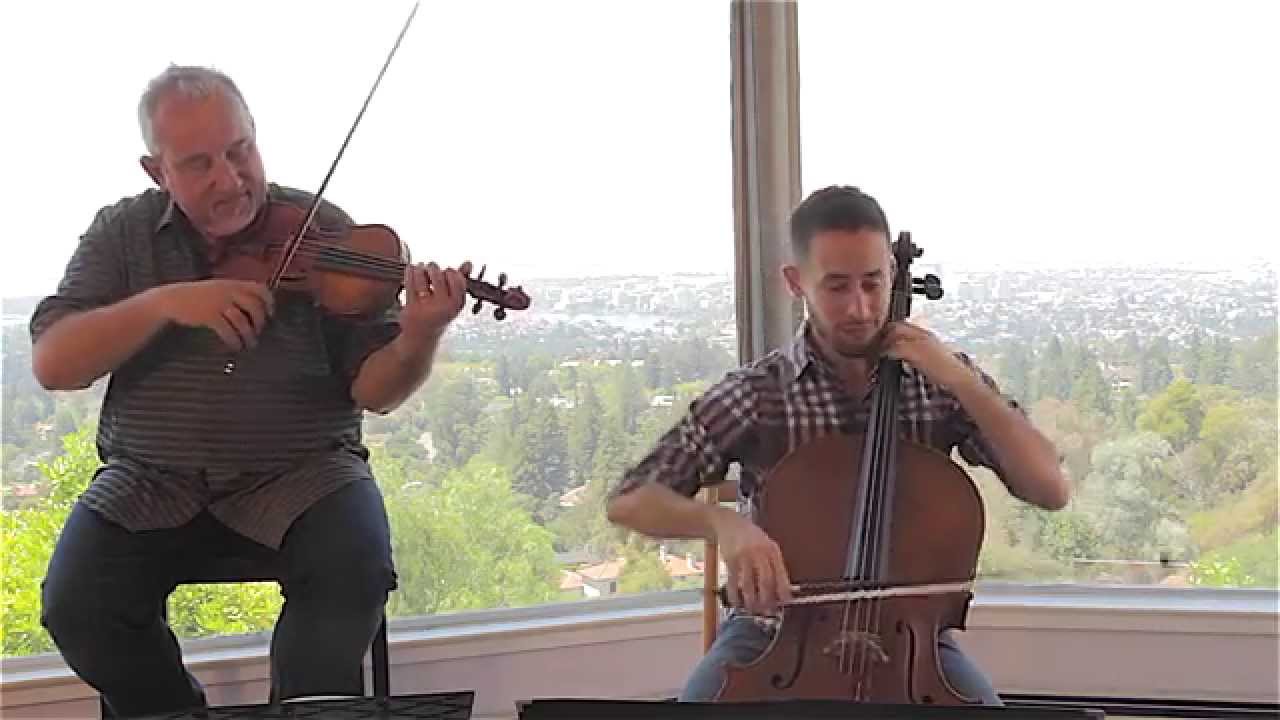 Rumpus Room by Jeremy Cohen, from Stylistic Duets for Violin and Cello