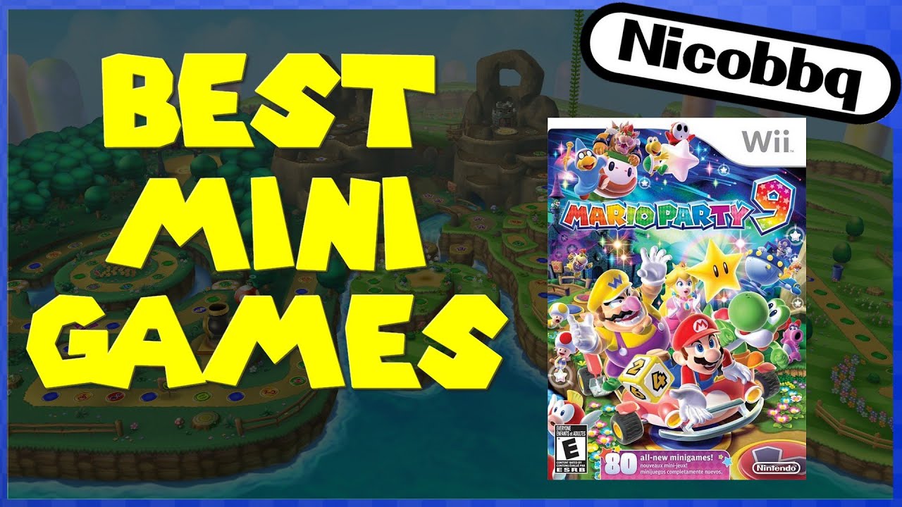 TOP 10 MARIO PARTY 9 MINIGAMES! - NicoBBQ