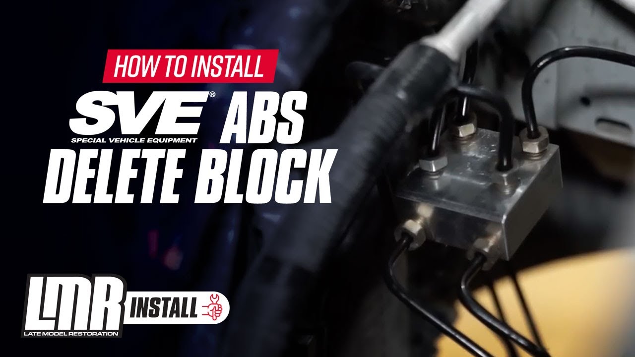 1999-2004 Mustang SVE ABS Delete Block - Install & Review