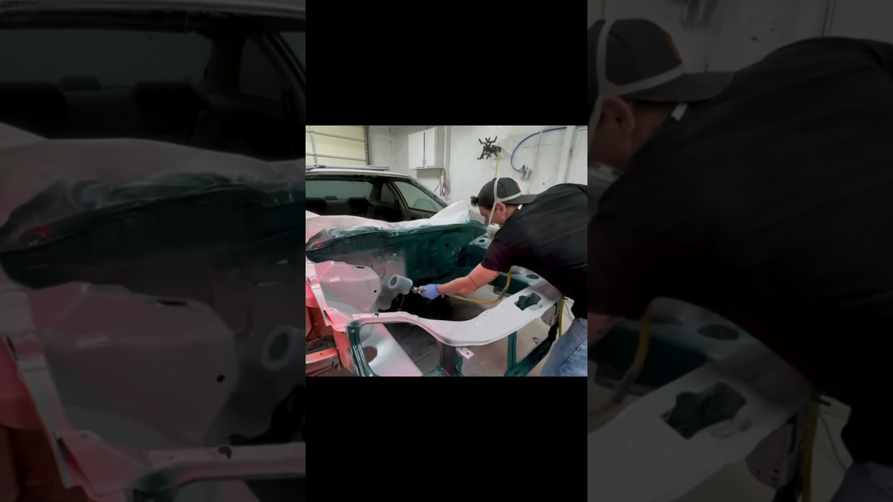 Hidden damage on my car project!! #restoration #mechanic #diy #howto #garagerehab