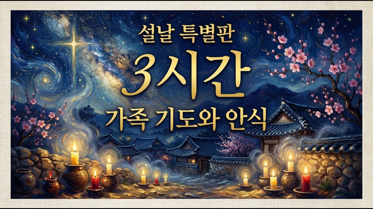 설날 특별판 🎊 가족 기도와 안식 음악 (2026년 설날) | 3시간 연장 기도음악