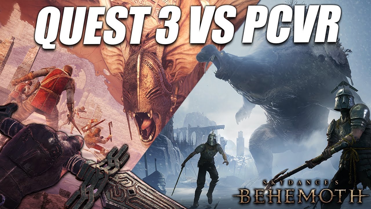 I Am Very IMPRESSED! Behemoth - Quest 3 vs PCVR Graphical Comparison (Quest CROSSBUY!) no commentary