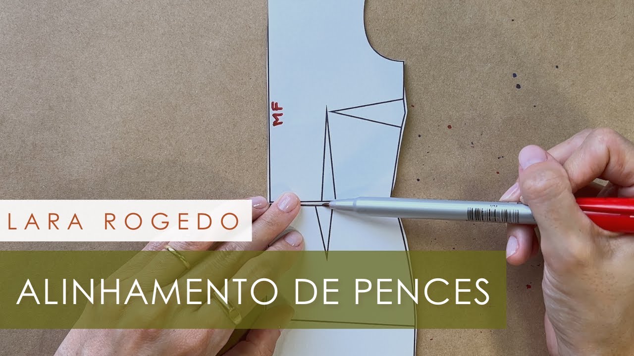 Como alinhar pences e recortes