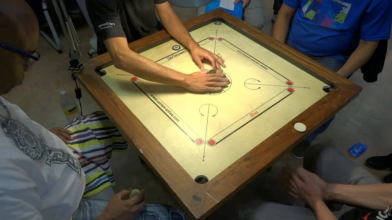 Carrom Doubles Final in French Nationals 2016 (Villepinte)