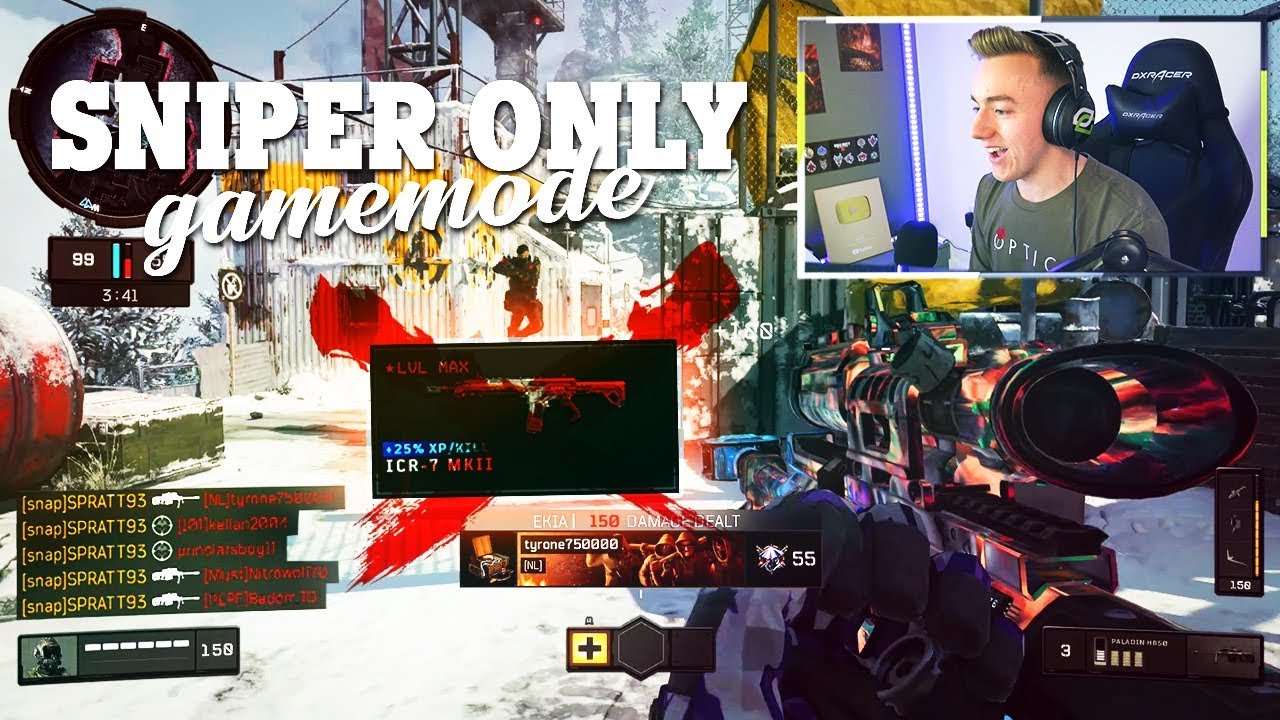 New SNIPER ONLY MODE On BO4... gg