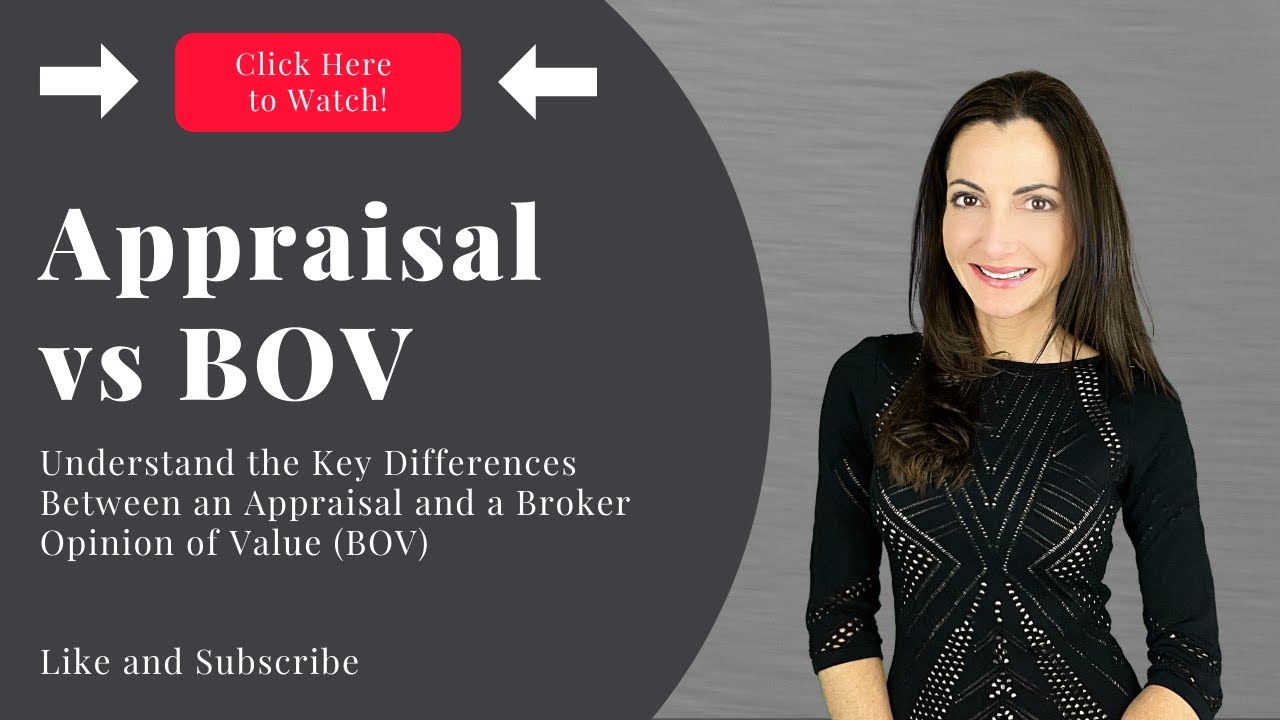 Appraisals vs. Broker Opinion of Values (BOVs)