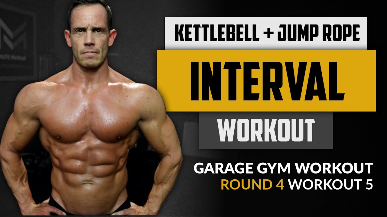 Jump Rope & Kettlebell Interval Workout - Burn Fat FAST!