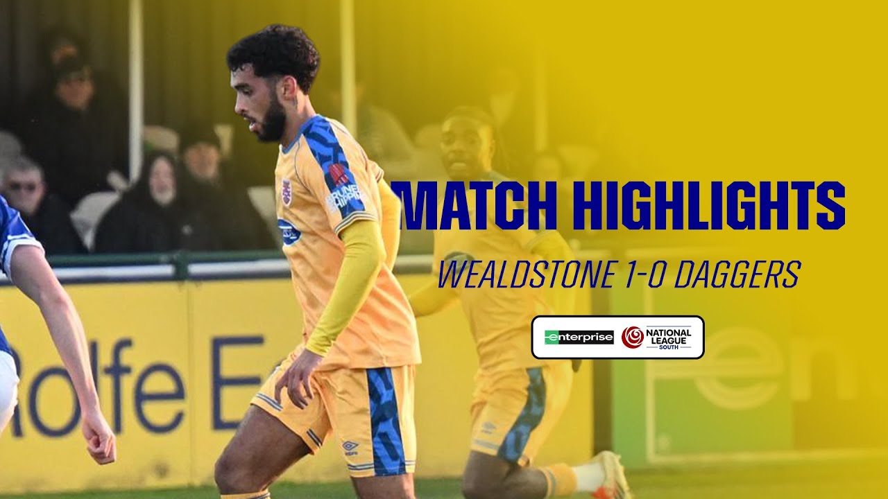 Match Highlights | Wealdstone 1-0 Daggers | Isuzu FA Trophy 4th Round