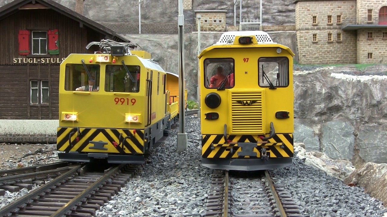 RHB Gartenbahn 6 .Pfingstfahrtag auf der KGB ( Kalles Gartenbahn )