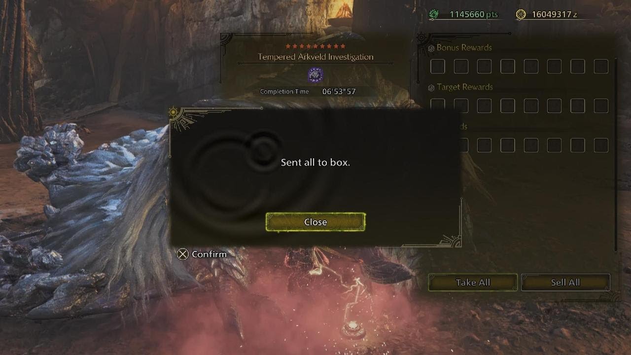 MH Wilds Tempered Arkveld 9 Star Level 5 Long Sword 6:53