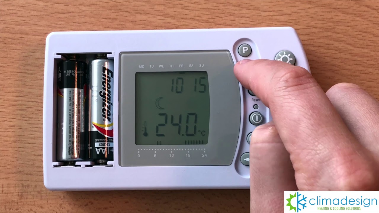 Como programar termostato diletta 26000