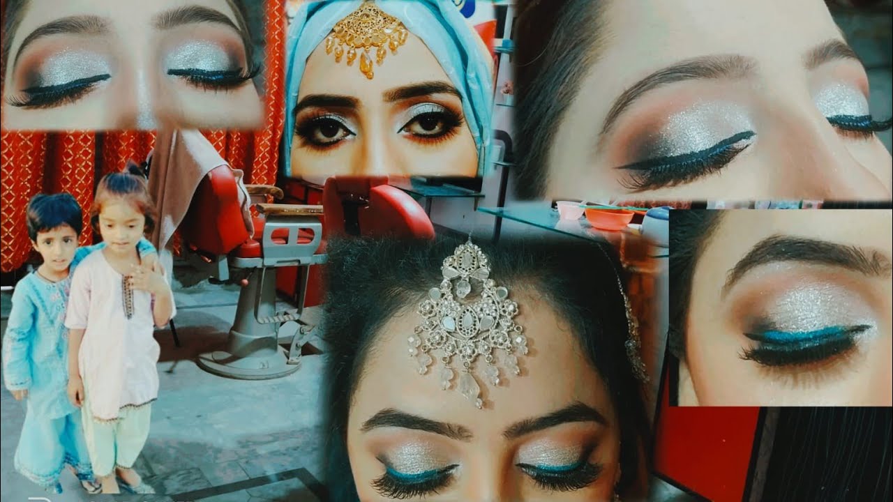 Glowy smoke eyes | soft glam wedding makeup tutorial | Farwa vlogs 