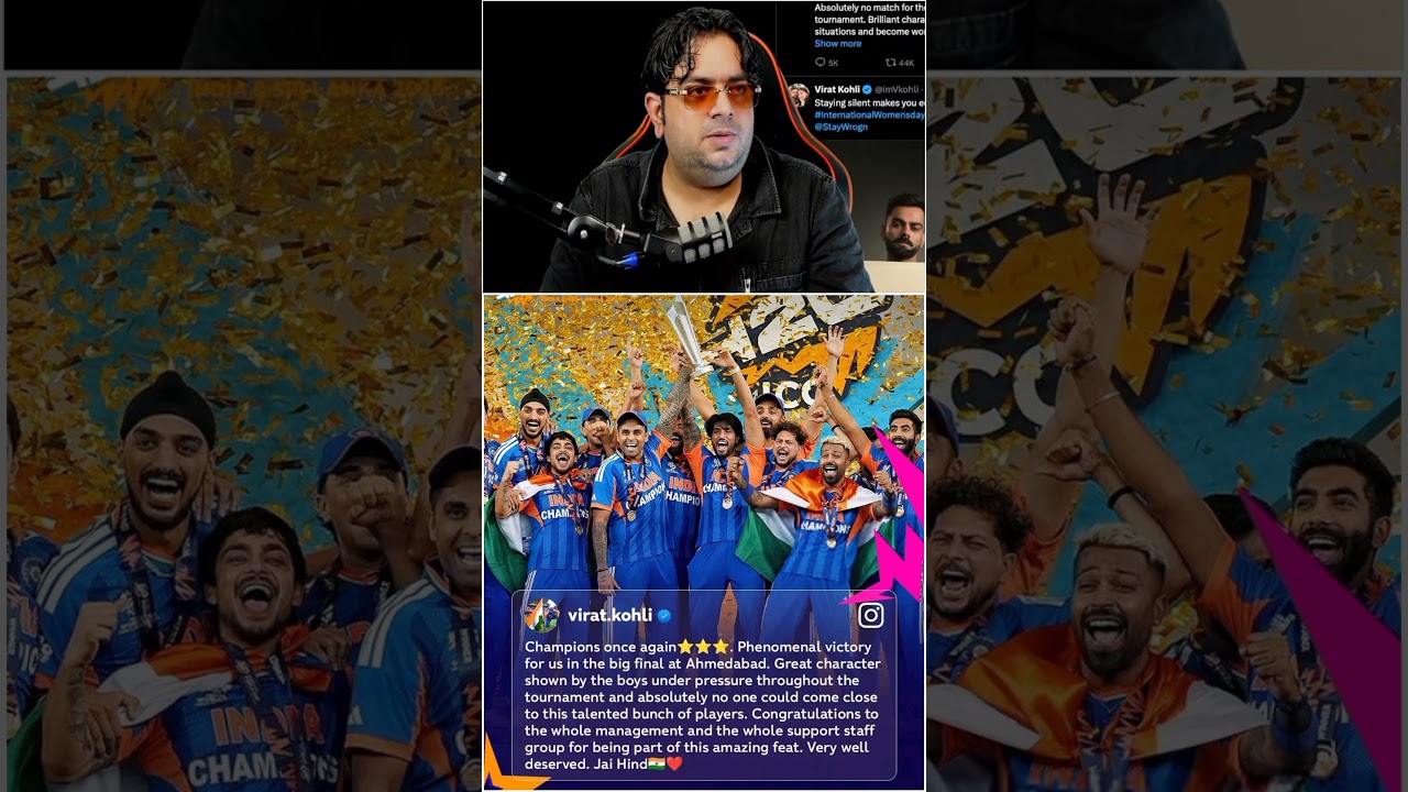 Virat Kohli Tweet For Team India 🇮🇳😍 || #viratkohli #t20worldcup #teamindia #indiancricket #champion