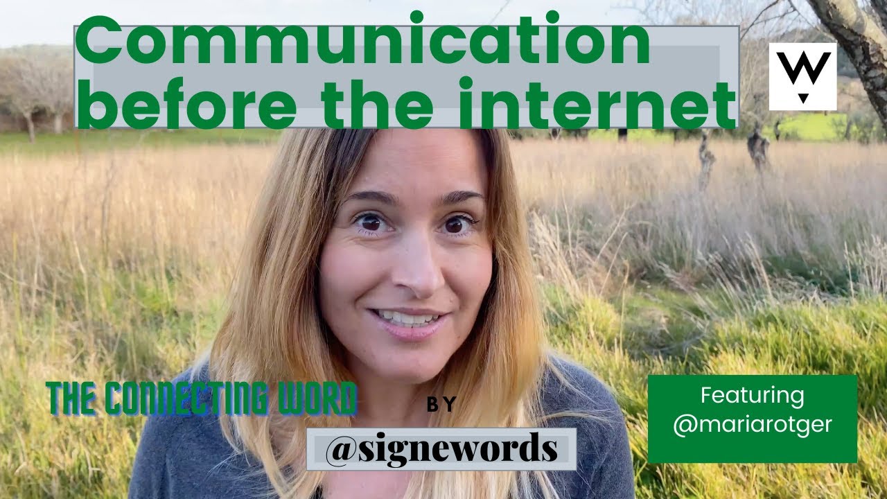 COMMUNICATION BEFORE THE INTERNET | PART 1 | THE CONNECTING WORD