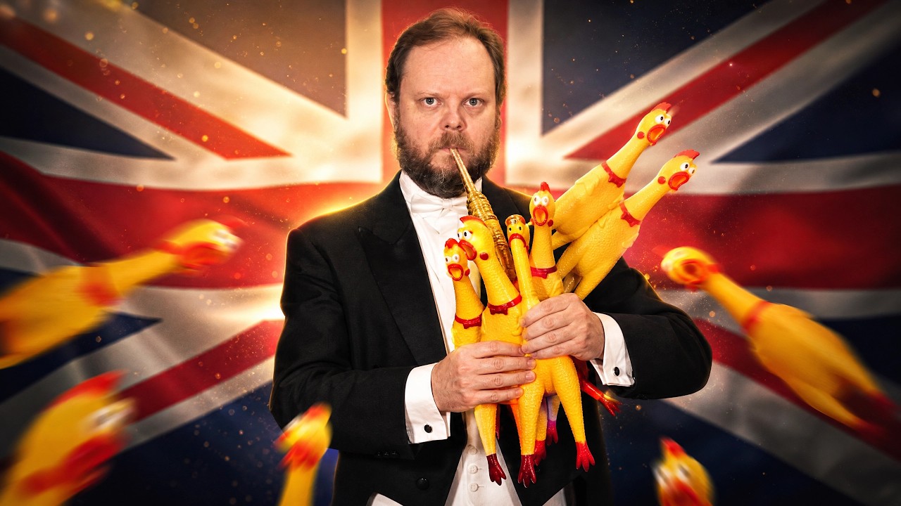 British National Anthem on Rubber Chickens | Vinheteiro |