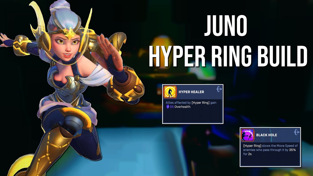 Hyper Ring Control 🌀 | Juno Hyper Ring Build | Overwatch 2 Stadium #overwatchstadium #ow2