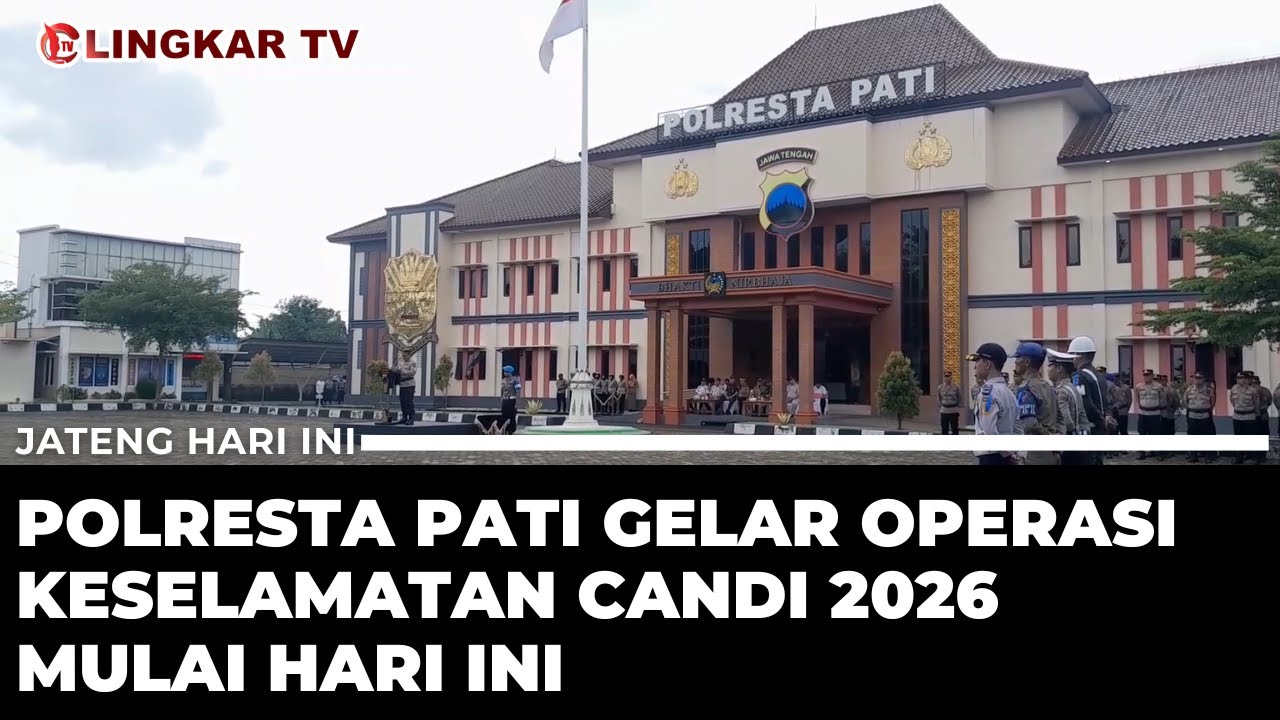 TEKAN ANGKA KECELAKAAN, POLRESTA PATI GELAR OPERASI KESELAMATAN CANDI 2026 SELAMA 14 HARI