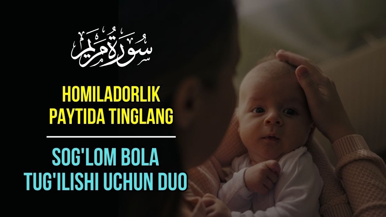 Homilador ayollar va go'daklar uchun 