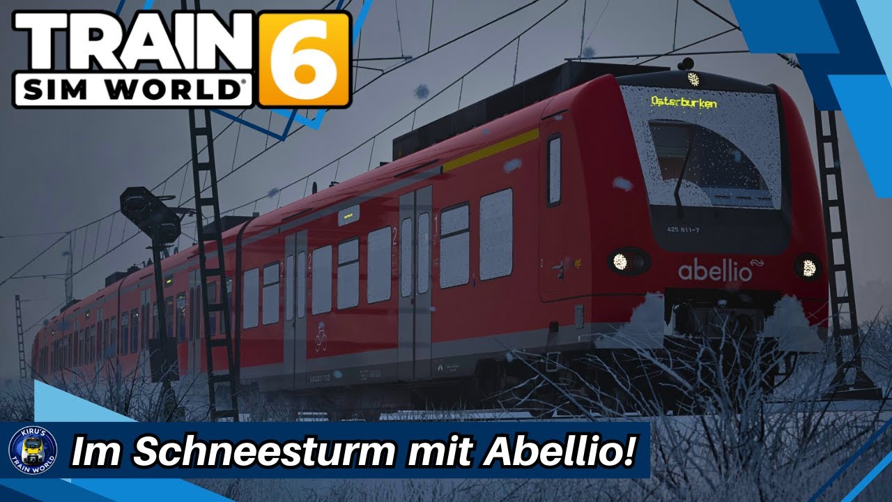 Mit ABELLIO im SCHNEESTURM!! | Train Sim World 6 | RB18 (BR425) | Stuttgart-Heilbronn | 🔊ANSAGEN🔊