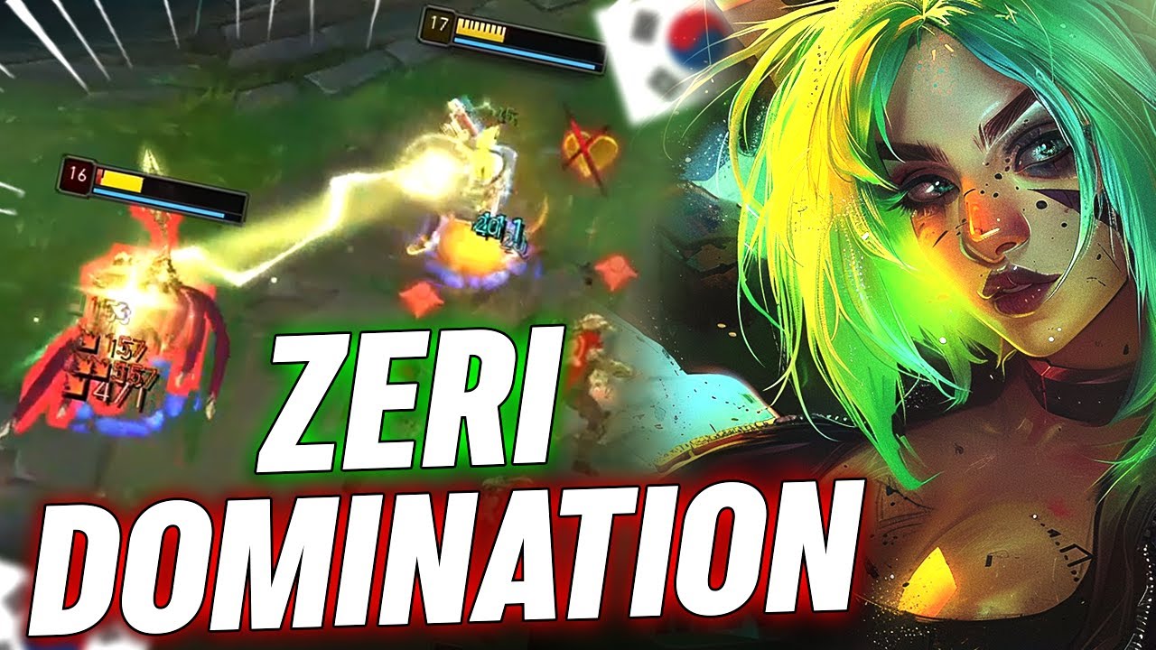 DOMINATING KR SoloQ With a 1v9 Zeri Performance!..| Reptile