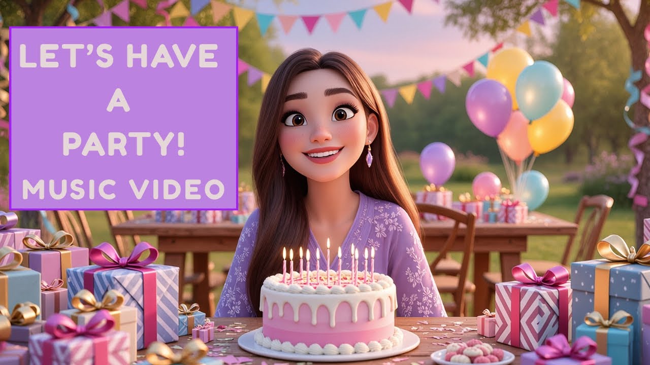 Let’s Have A Party! A HAPPY BIRTHDAY song for ALL AGES! UPBEAT, FUN music for your birthday PARTY!