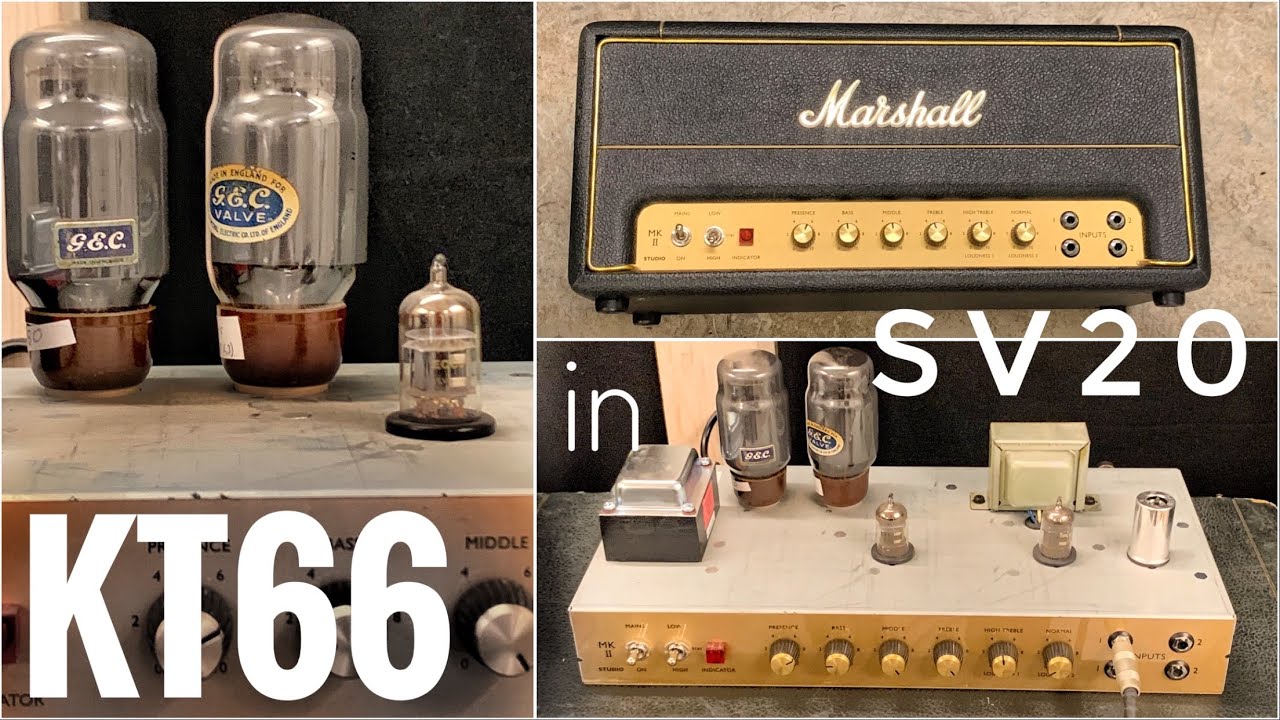 Putting KT66 Tubes in my Marshall Studio Vintage!