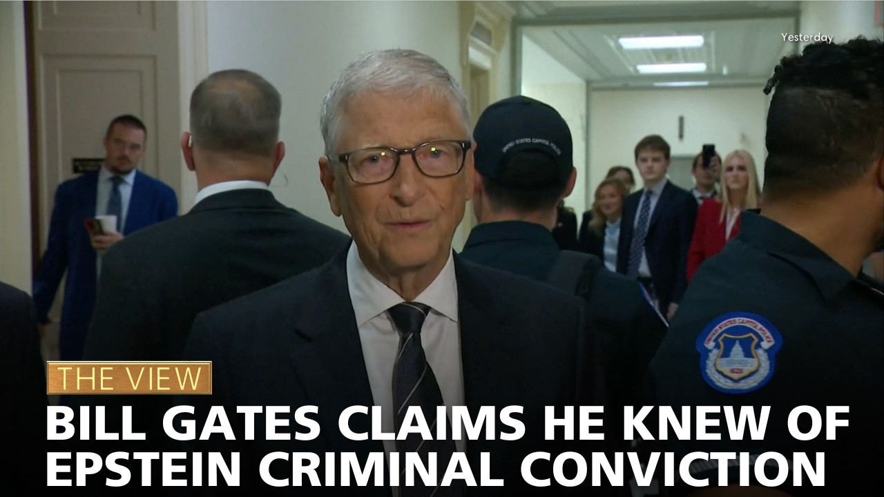 Bill Gates Claims He Knew Of Epstein Criminal Conviction | The View