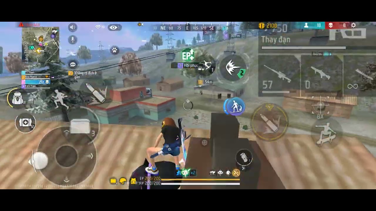 Trận đấu squad 4vs4 | 13 kills 7090 damage