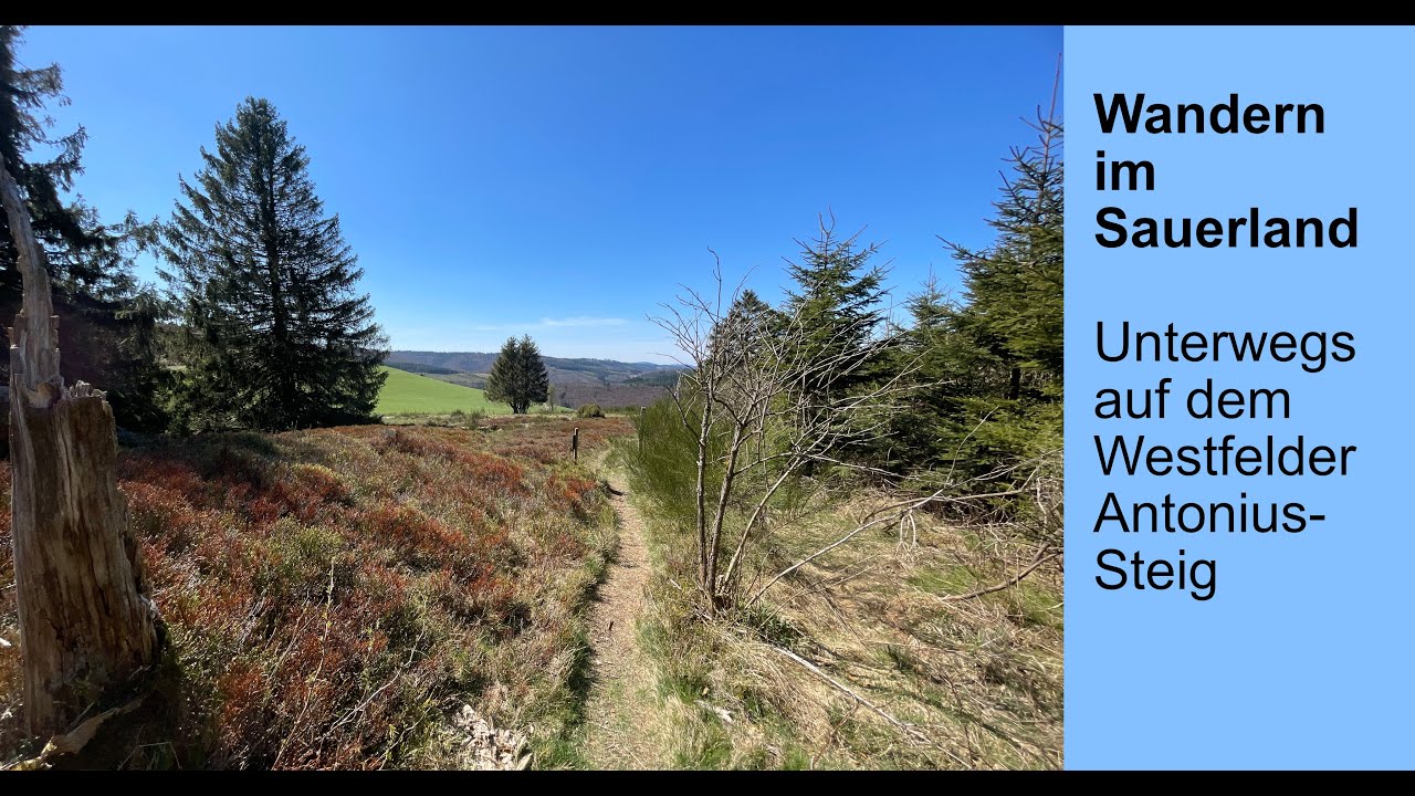 Sauerland   Unterwegs auf dem Westfelder Antonius Steig